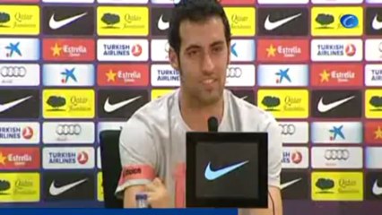 Busquets dice que "no sabía que Mourinho era el único en el mundo que puede hablar"