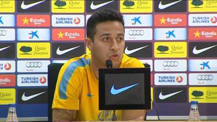 Thiago: "Es un premio muy grande poder conseguir esta Liga"