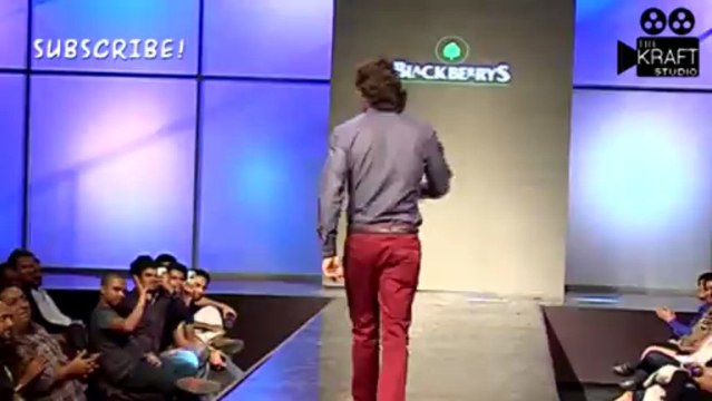 Arjun Rampal and Ayushman at Blackberrys Sharp Nights Fashion Show