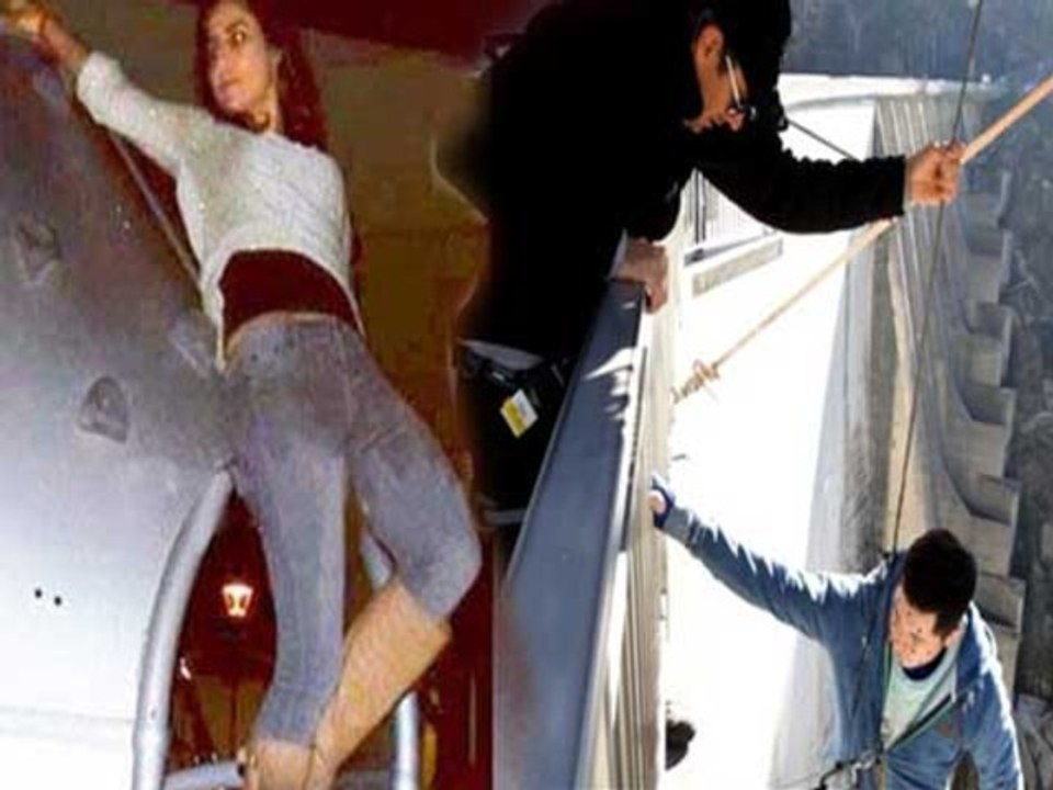 Spotted Katrina Kaif Aamir Khan Doing Dhoom 3 Stunts