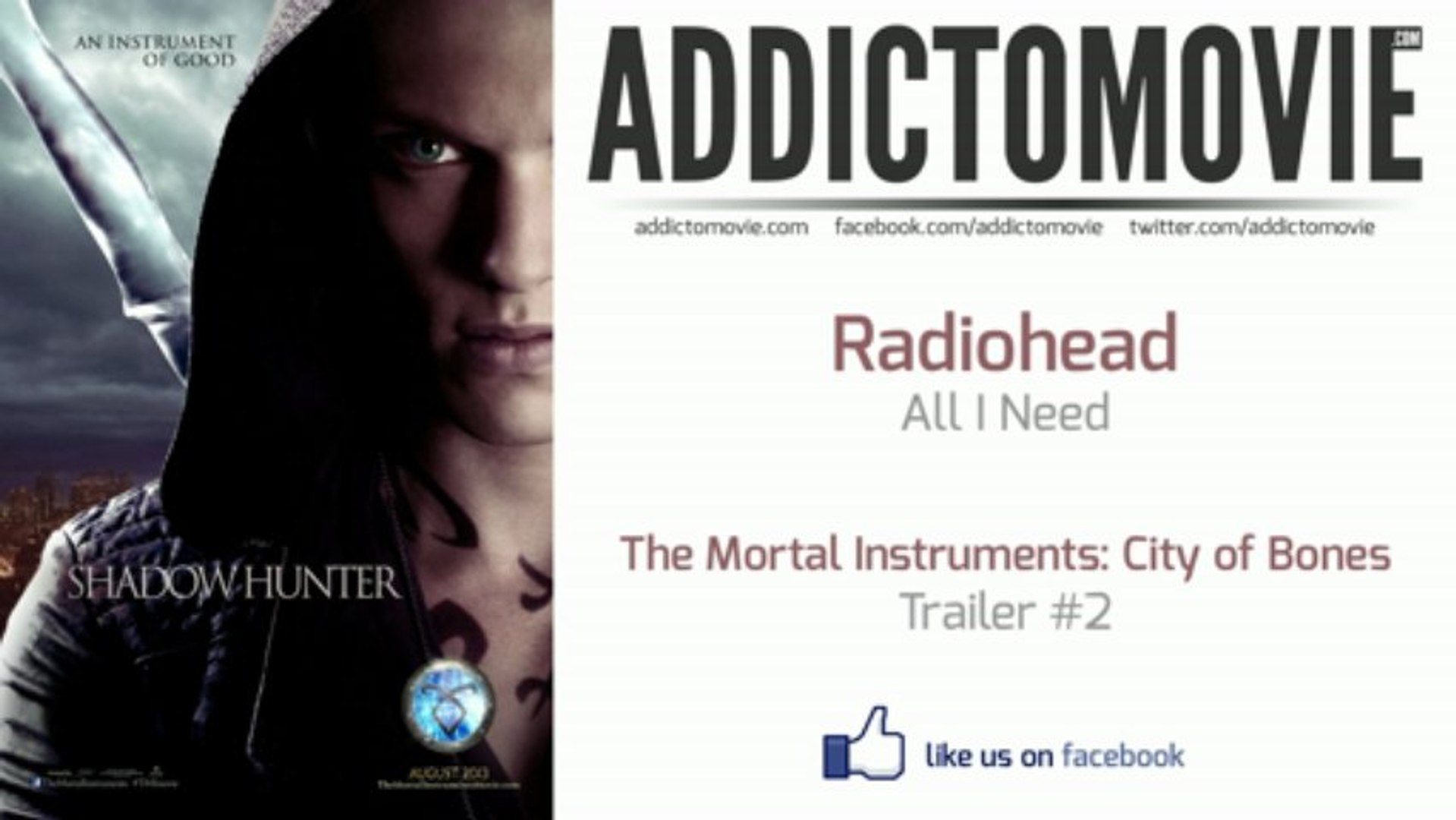 The Mortal Instruments: City of Bones - Trailer #2 Music #2 (Radiohead -  All I Need) - video Dailymotion