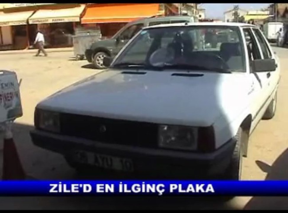 ZİLE DE EN İLGİNÇ PLAKA