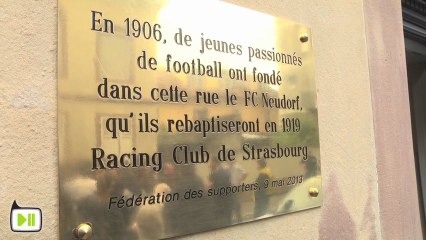 Hommage au FC Neudorf 1906, l'ancêtre du RC Strasbourg