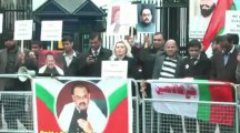 MQM UK Protest against Taliban's attacks on MQM and on Liberal Political Parties