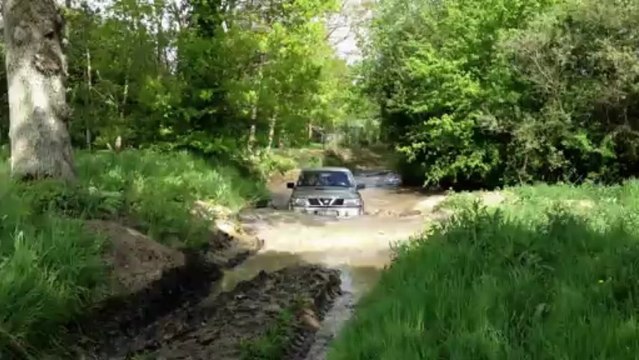 Passage à gué dans la Flume