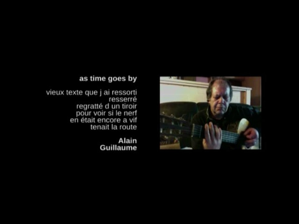Alain Guillaume | as time goes by