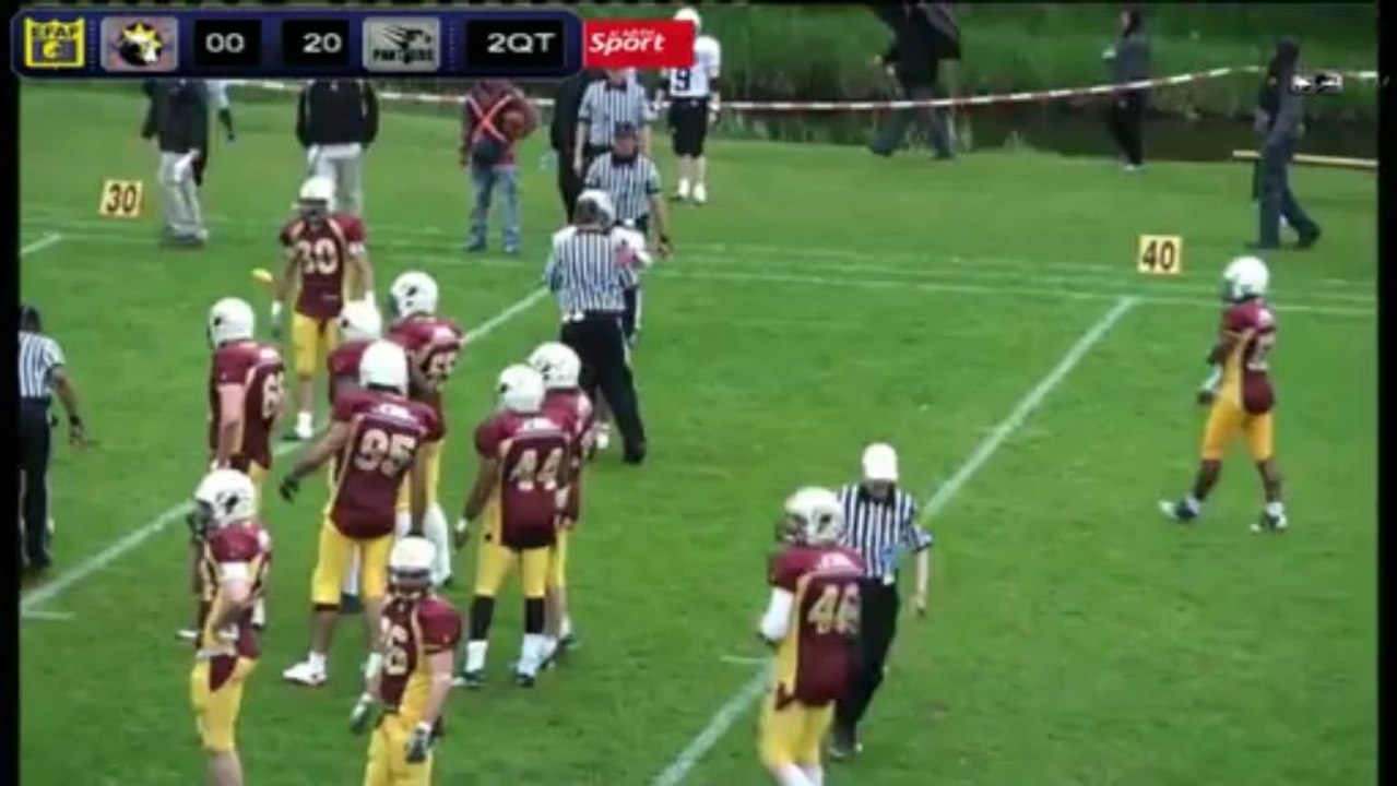 Journée 2 EFAF Cup  : Alphen Eagles vs Thonon Black Panthers