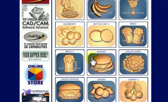 ArtClip3D Software - Create a 3D library of models