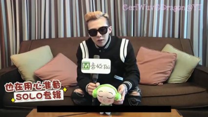 G-DRAGON @ Yinyuetai Interview!! English Sub GeriWuvGDragon's channel