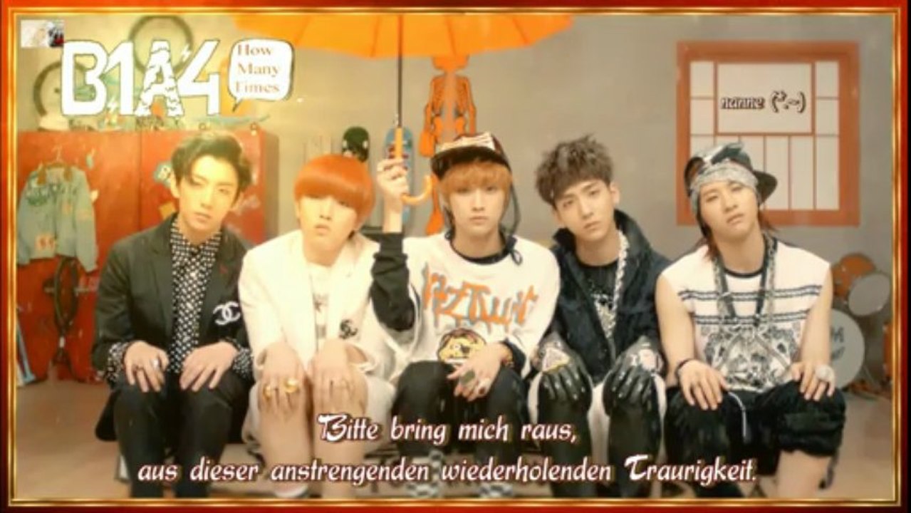 B1A4 - How Many Times k-pop [german sub]