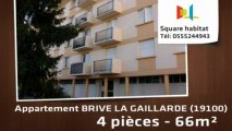 A vendre - Appartement - BRIVE LA GAILLARDE (19100) - 4 pièces - 66m²