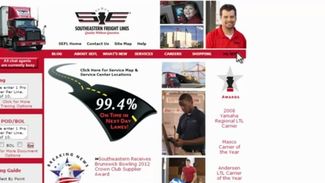 Southeastern Freight Lines - Premier LTL Freight Shipping