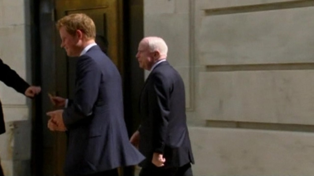 Prince Harry meets with John McCain on first U.S. stop