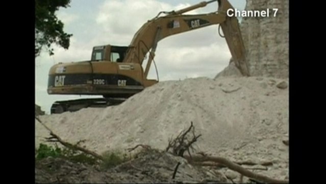 Ancient Belize pyramid destroyed for gravel