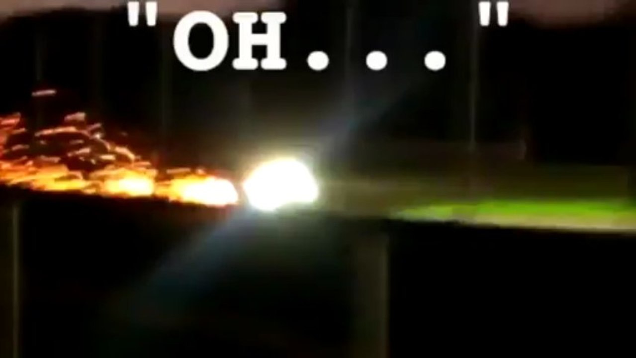 Ken Block loses wheel during race, keeps going flat out