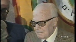 Sandro Pertini intervistato da Beppe Berti