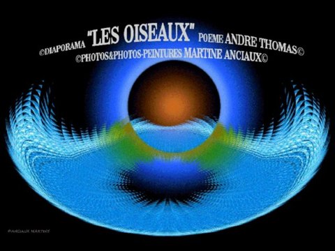 ©LES OISEAUX POEME THOMAS ANDRE PHOTOS&PHOTOS-PEINTURES MARTINE ANCIAUX©