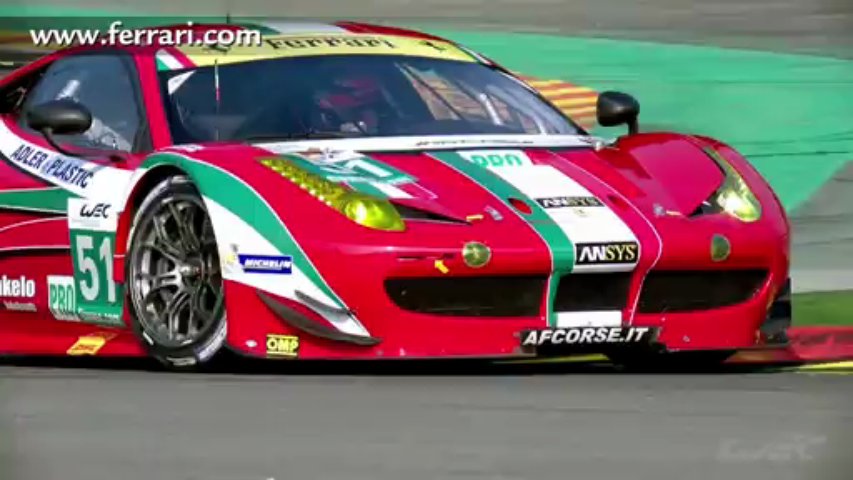 Video Successo della Ferrari alla 6 Ore di SPA 2013