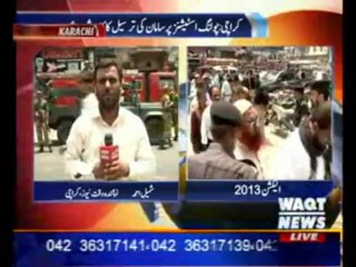 Karachi Polling Stations News Package 10 May 2013