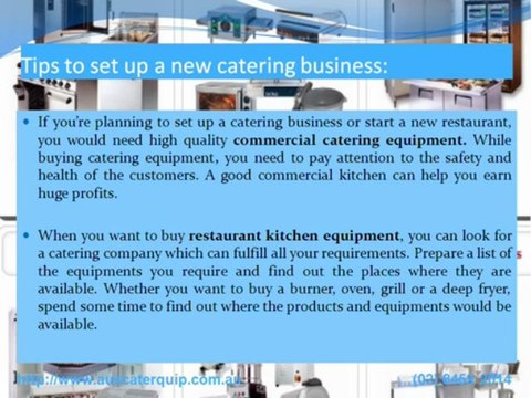 Commercial catering equipment, restaurant kitchen equipment