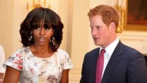 Prince Harry Meets Michelle Obama as He Brings Out the Ladies at the White House