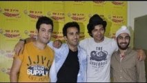 Fukrey Star Cast at Radio Mirchi