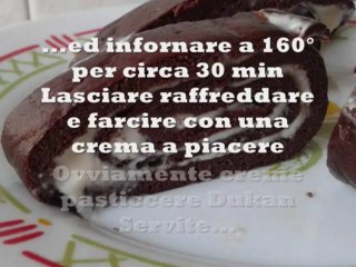 © Rollata di tofu Dukan al cioccolato di Donatella Carini