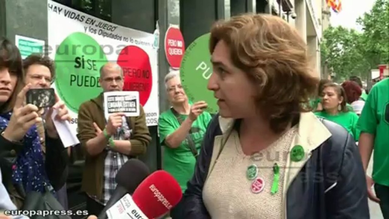 Ada Colau: "Llevamos más de 650 desahucios parados"