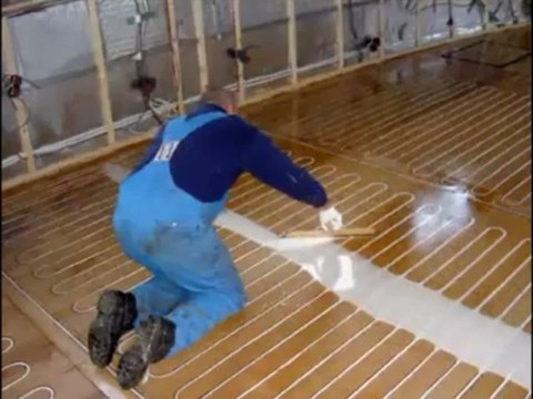 Полистирольная система водяной теплый пол