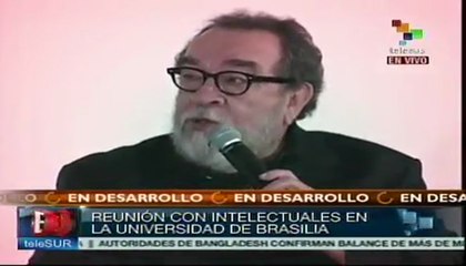 Pdte. Maduro participa en conversatorio con intelectuales en Brasil