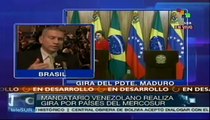 Brasil y Venezuela fortalecen relación bilateral