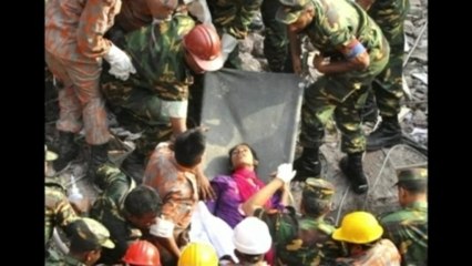 Woman survives 17 days in Bangladesh rubble