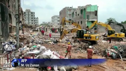 Miracle survivor pulled from Bangladesh ruins