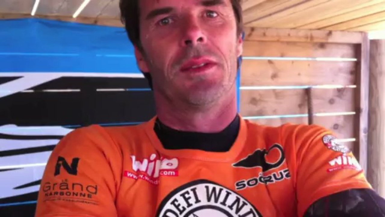 Défi Wind 2013 - Interview de Patrice Belbeoc'h après sa deuxième place sur la manche n°2