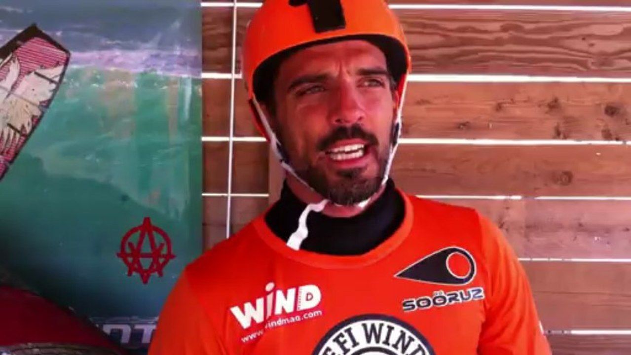 Défi Wind 2013 - Interview de Franck Leboeuf après sa 2ème manche