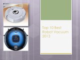 Top 10 Best Robotic Vacuum Cleaner for Hardwood Floors 2013