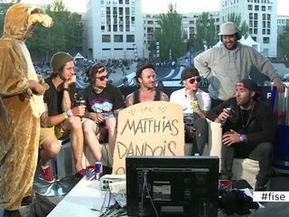 Le kangourou au plateau live du FISE - FISE World Montpellier 2013