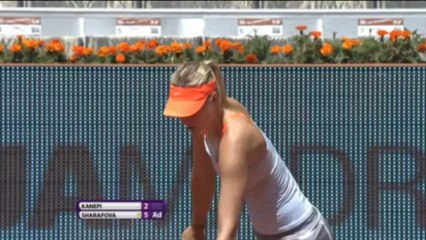 Madrid - Sharapova, a semis