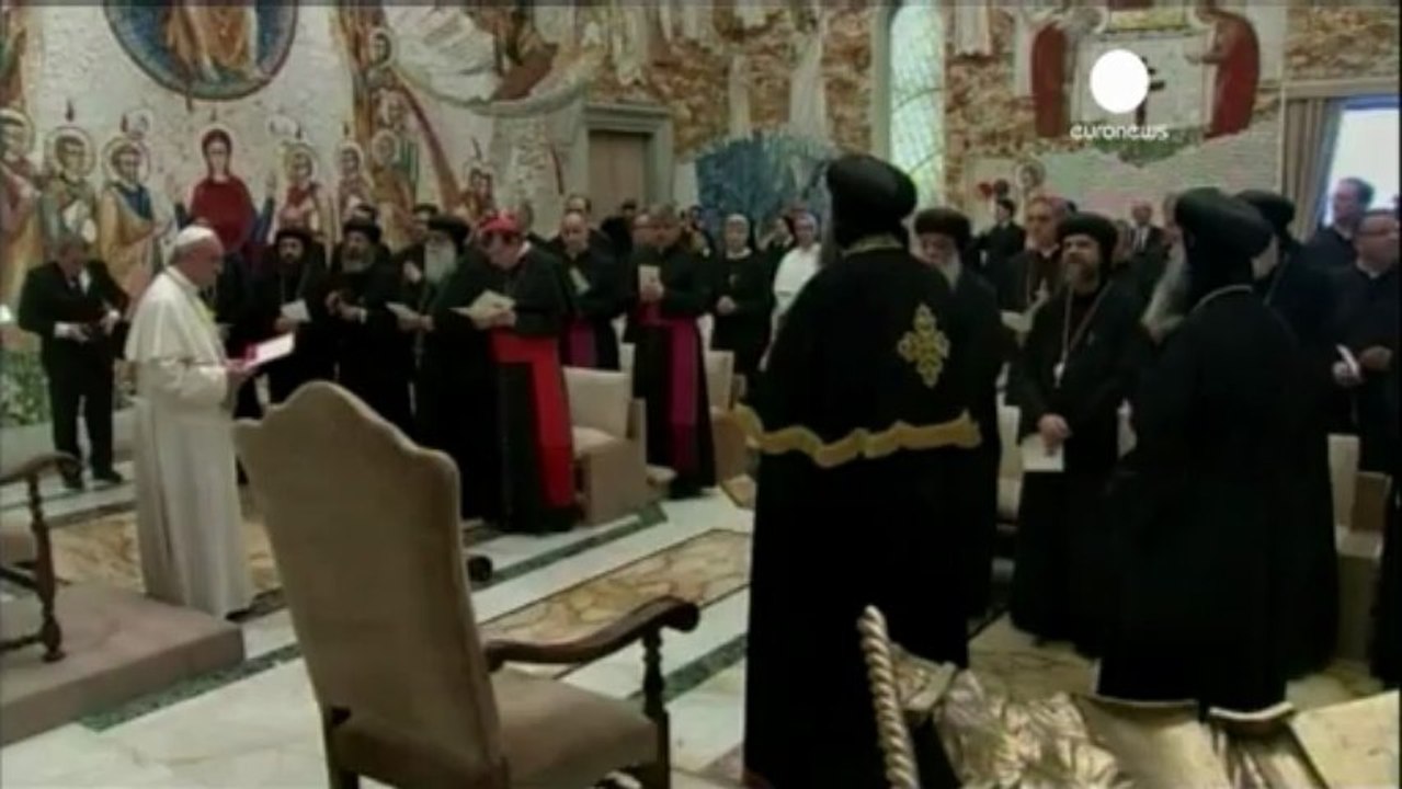 Egypt's Coptic Pope Tawadros II on historic Vatican visit