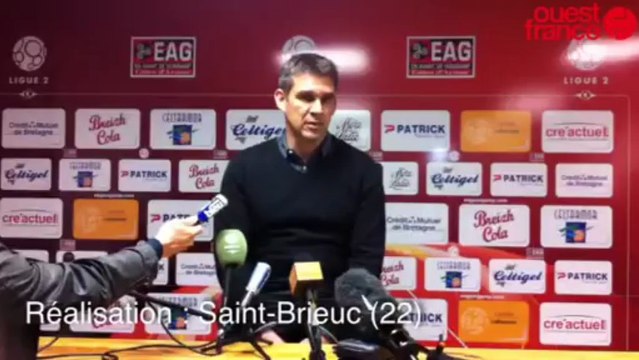 Ligue 2. La réaction de Gourvennec après Guingamp - Lens (7-0)