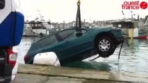 Saint-Malo : une voiture piégée par la marée