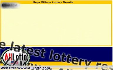 Mega Millions Lottery Drawing Results for May 10, 2013