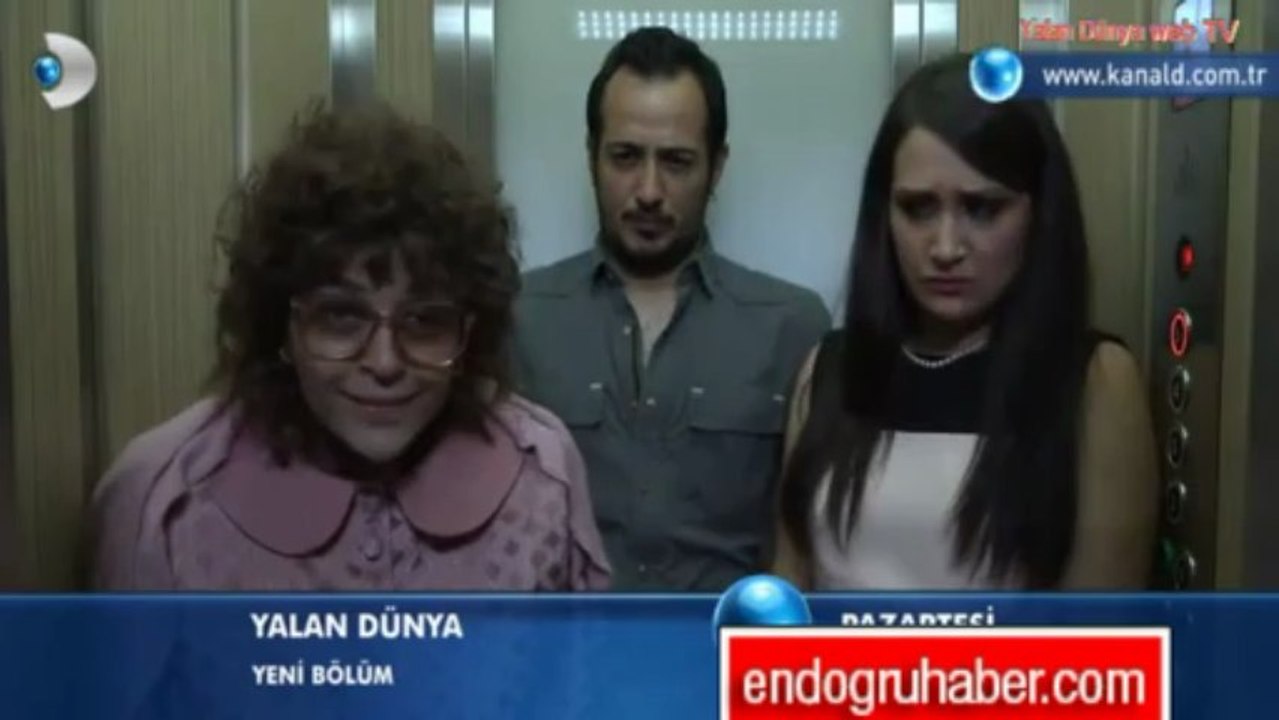 Yalan Dünya'da  Emir ile Nurhayat asansörde Vasfiye Teyze'ye yakalandı