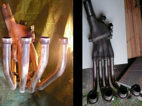 Collecteur Sandy bike spares sur fzs 1000 fazer