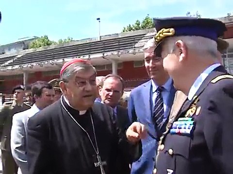 Napoli - Sepe nei nuovi spogliatoi Stadio dell'esercito Albricci (10.05.13)