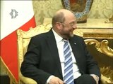 Roma - Camera. Boldrini riceve Martin Schulz (10.05.13)