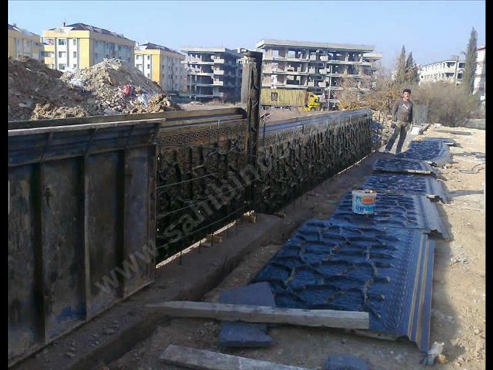 Beton Bahçe Duvarı, Duvar kalıbı, Bahçe duvar kalıbı, beton duvar kalıbı, desenli duvar kalıbı,