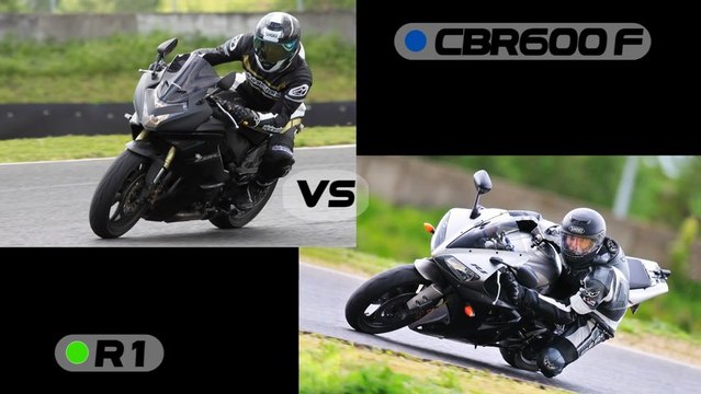 Circuit Carole R1 vs CBR600F, 4 caméras, le 08/05/13