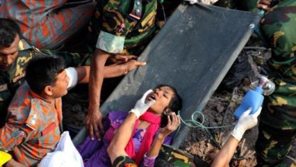 Woman found alive in Bangladesh factory ruins