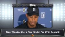 Tiger Woods One Shot Back at TPC